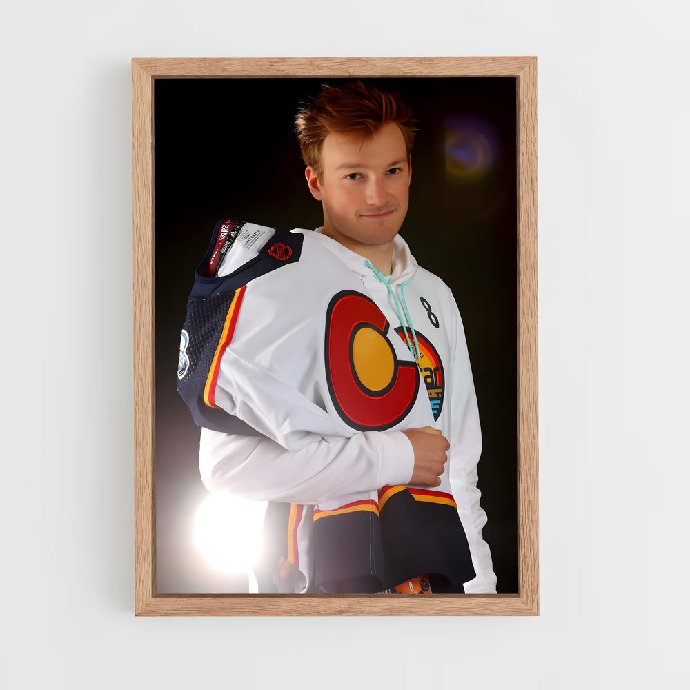 Poster L'Élégance Colorée – affiche Hockey sur glace (vue 4)